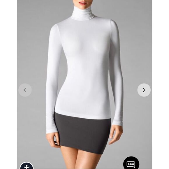 NWT Wolford Viscose Pullover Turtleneck 56178 L - Picture 1 of 9